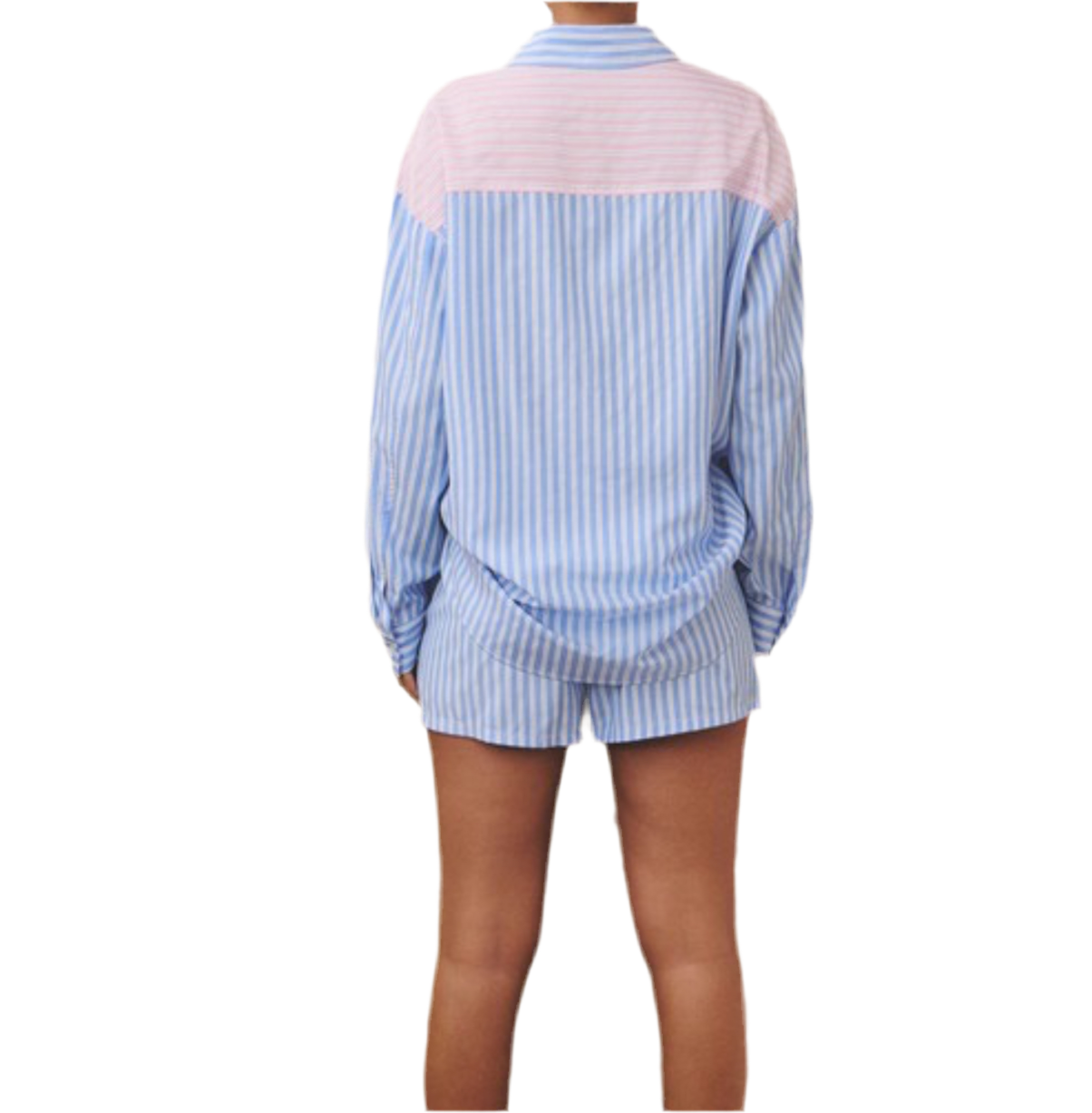 Button down and short set