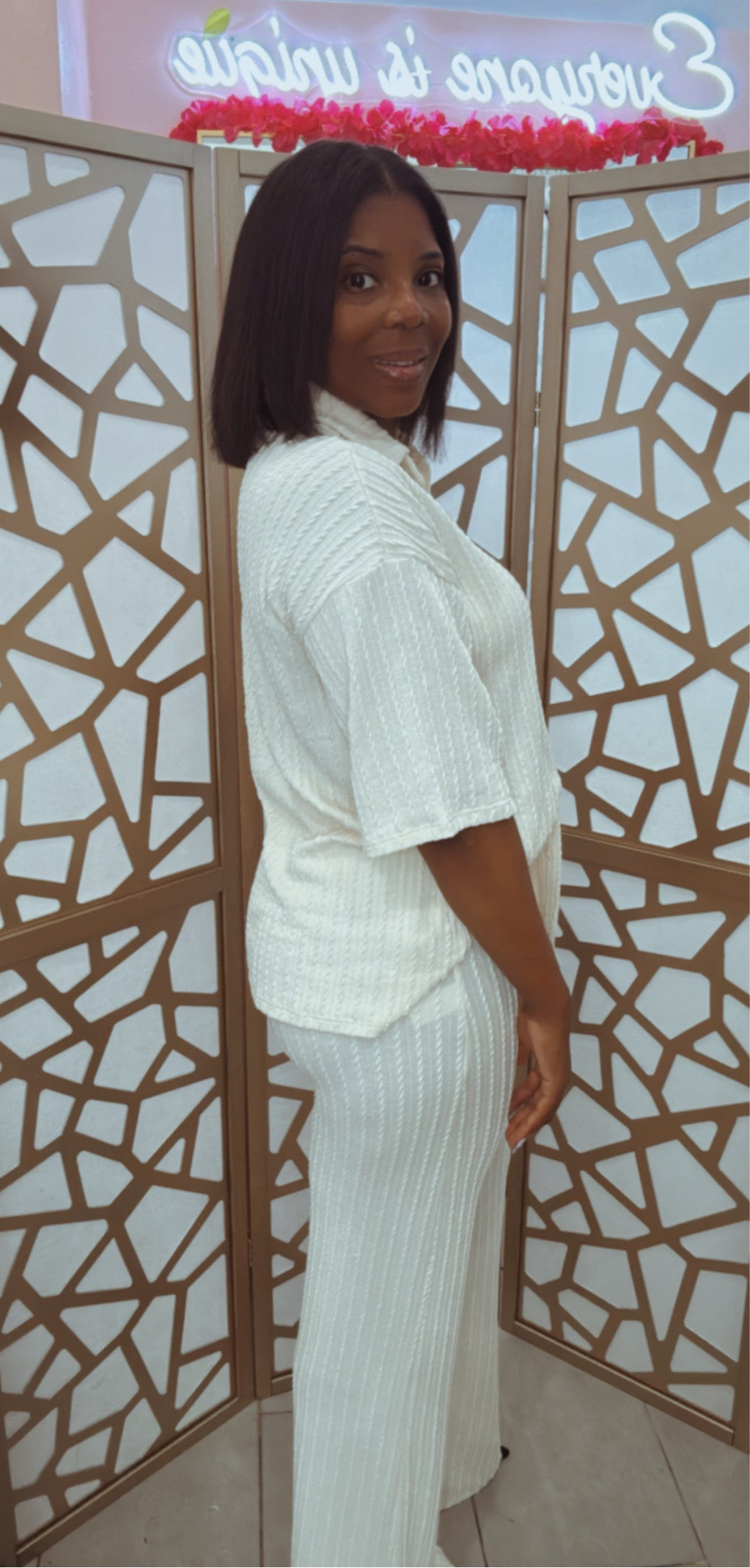 Short sleeve two piece set