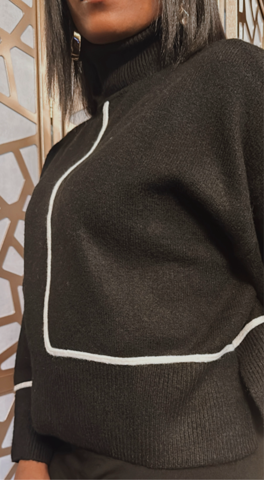 Ruby oversized turtle neck