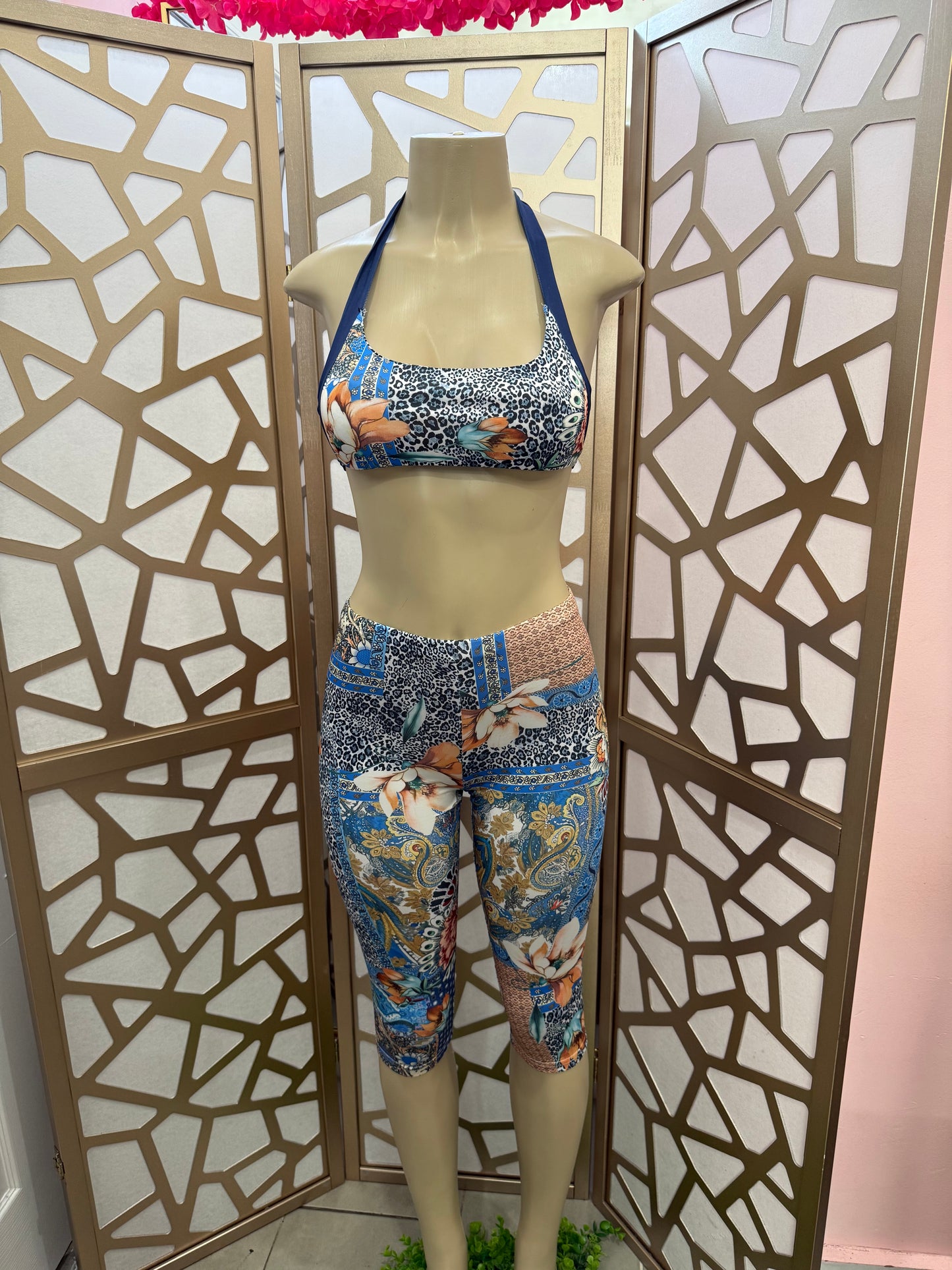 Flower capri set