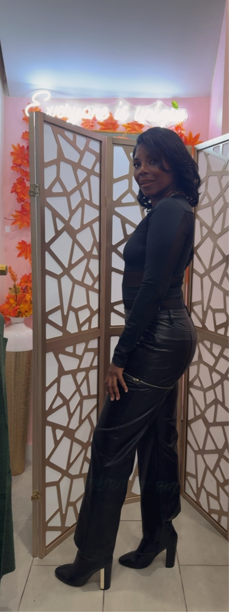 mesh long sleeve bodysuit