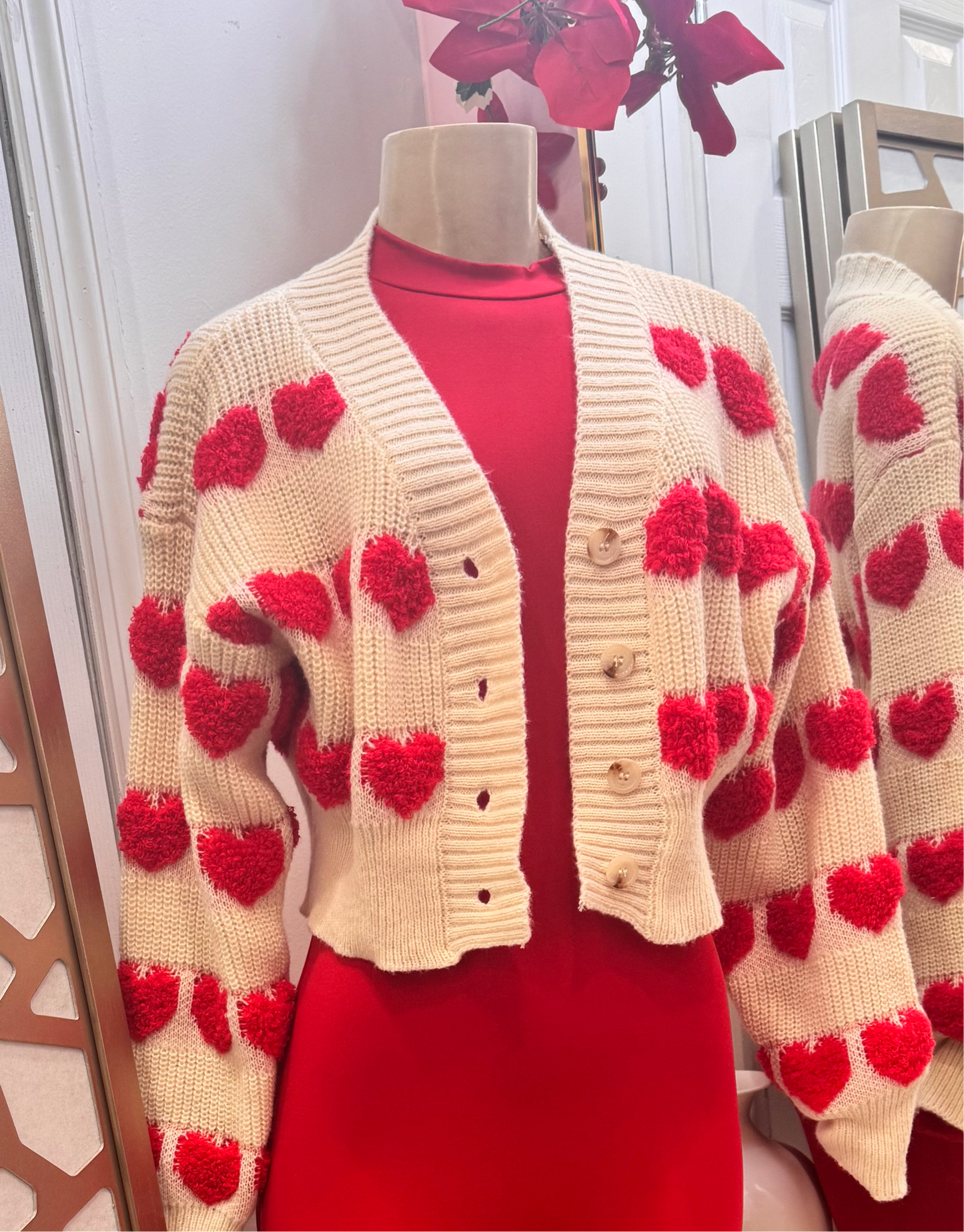 Heart cardigan