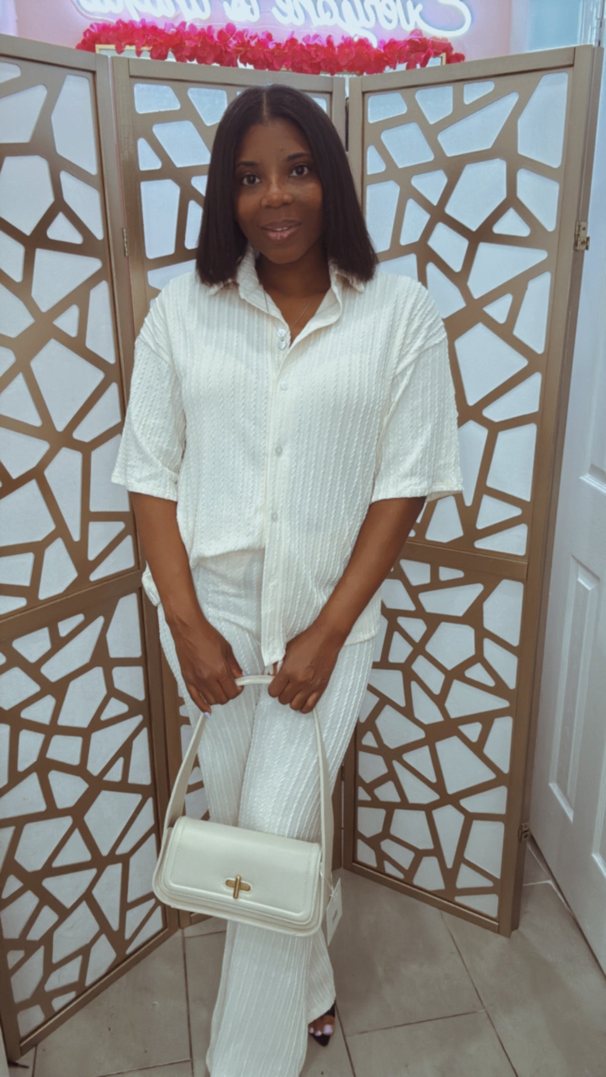 Short sleeve two piece set