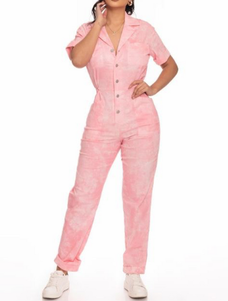 Pink jumpsuit