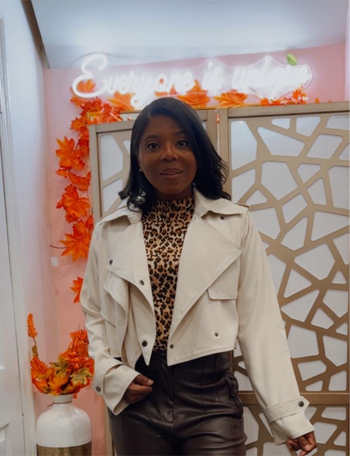 Cropped double- breasted  jacket