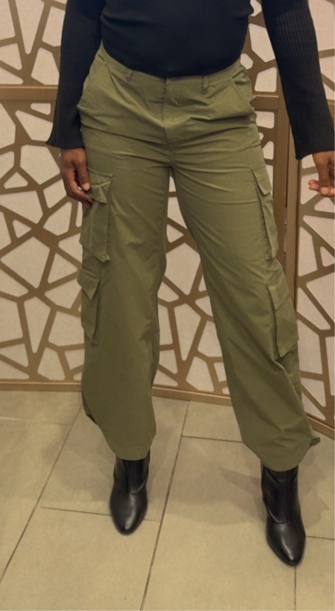 Green cargo pants