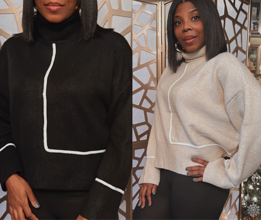 Ruby oversized turtle neck