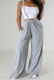 Wide-Leg Suspender Jumpsui