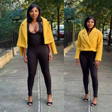 Mustard WOOL JACKET