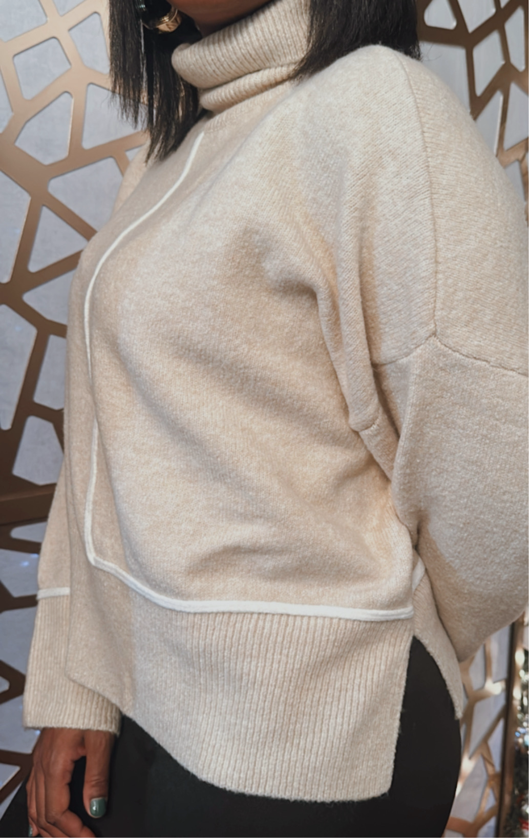 Ruby oversized turtle neck