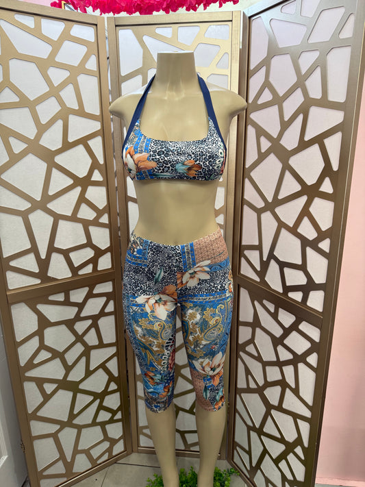 Flower capri set
