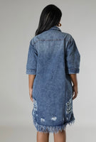 Short sleeve Denim dress