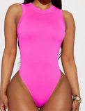 Crew neck seamless Bodysuit