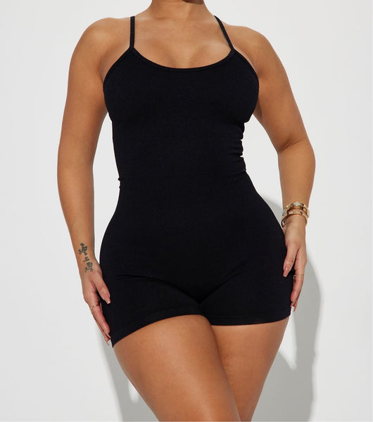 2in1 semless romper