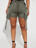 Military cargo shorts