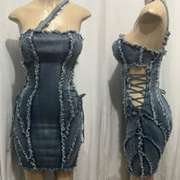 Denim dress