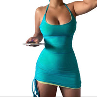 Sky mini dress