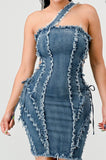 Denim dress