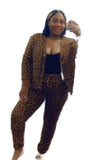 Leopard print set