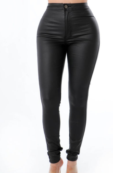 Leatherette pant